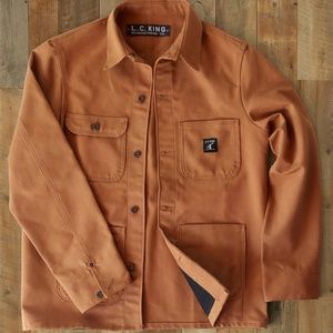 LC King Brown Duck Chore Coat